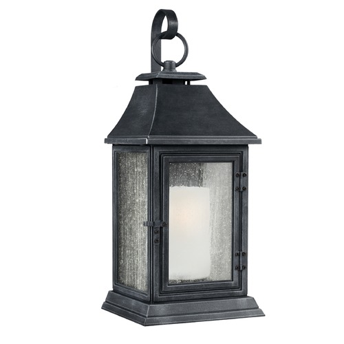 Shepherd 35.13-Inch Outdoor Light in Weathered Zinc by Visual Comfort Studio