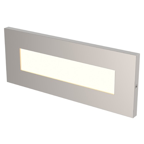Vitra 8.50-Inch LED Amber Brick Light in Satin Nickel by Generation Lighting