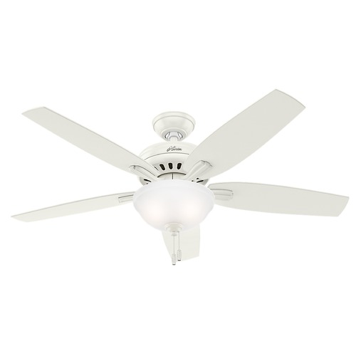 Hunter Fan Company Newsome Fresh White Ceiling Fan by Hunter Fan Company 53310