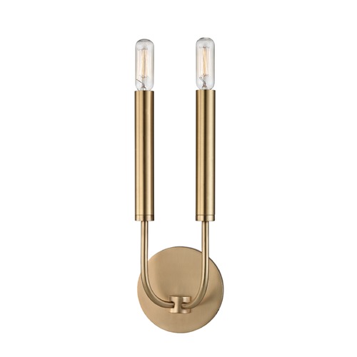 Gideon Wall Sconce in Aged Brass by Hudson Valley Lighting