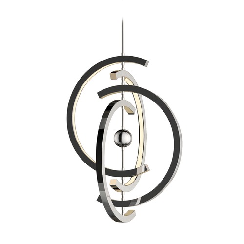 Anello 21-Inch Chrome LED Pendant by Craftmade Lighting