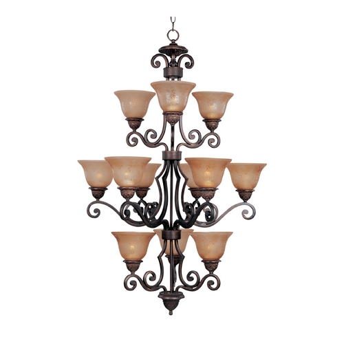 Maxim Lighting Symphony Oil Rubbed Bronze Chandelier by Maxim Lighting 11238SAOI