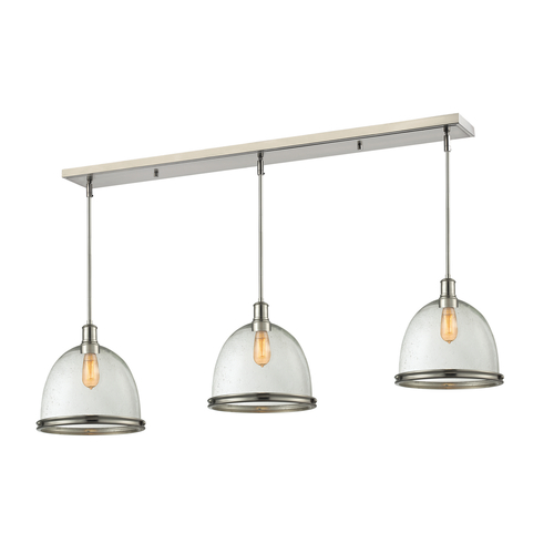 Mason Brushed Nickel Multi-Light Pendant by Z-Lite