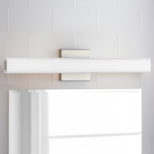 Beam LED Brushed Nickel LED Vertical Bathroom Light 3000K by Progress Lighting