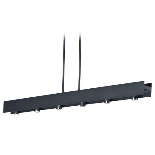 ET2 Lighting Beam 6-Light LED Linear Pendant in Black & Chrome by ET2 Lighting E24636-BKPC