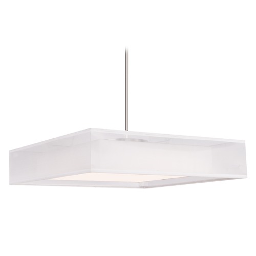 Kuzco Lighting Modern White LED Pendant 3000K 2742LM by Kuzco Lighting PD14020-WH