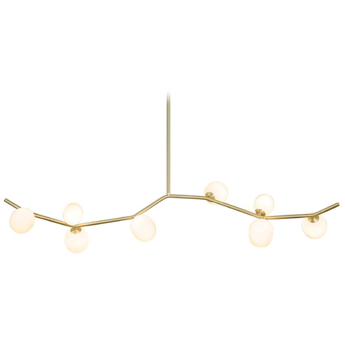 Hampton 61-Inch Brushed Brass Linear Light by Avenue Lighting