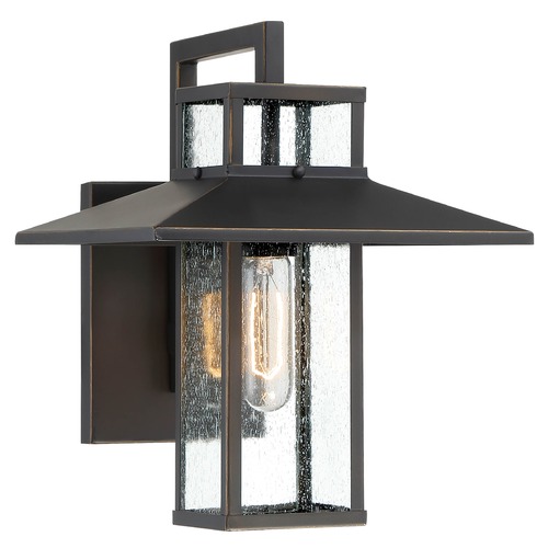 Danforth Park Oil Rubbed Bronze & Gold Outdoor Wall Light by Minka Lavery