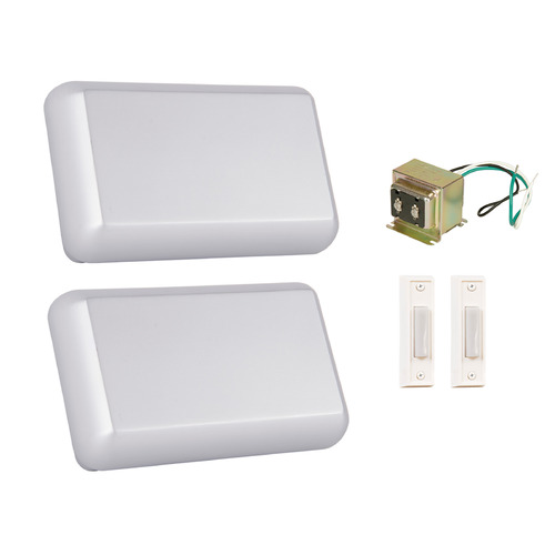 Chimes Brushed Satin Nickel Doorbell Chime by Craftmade Lighting