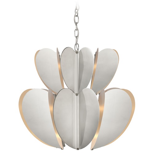 Visual Comfort Signature Collection Kate Spade New York Danes Chandelier in Nickel by Visual Comfort Signature KS5132PN