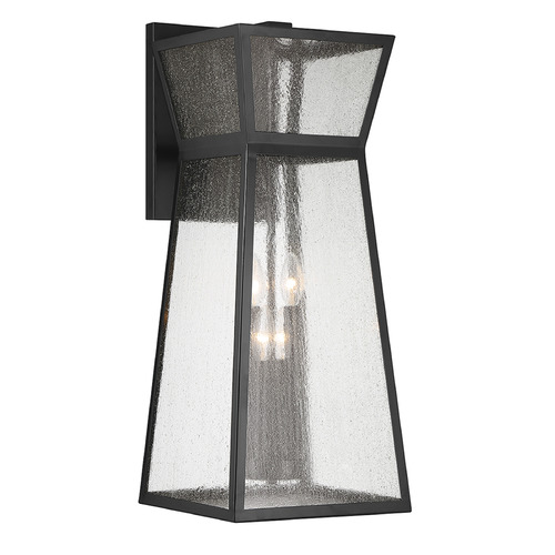 Savoy House Millford 26.75-Inch Outdoor Wall Light in Black by Savoy House 5-637-BK