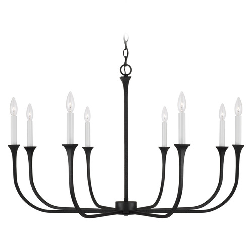 Capital Lighting Decklan Black Iron Chandelier