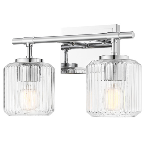 Z-Lite Z-Lite Landon Chrome Bathroom Light 7515-2V-CH