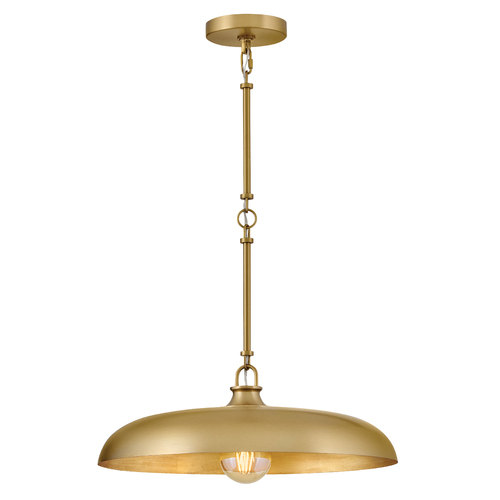 Sadie Large Pendant in Lacquered Brass by Hinkley Lighting
