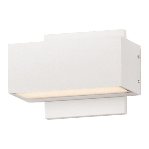 Et2 Blok White LED Outdoor Wall Light