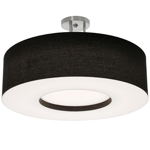 Afx Lighting Montclair Satin Nickel LED Semi-Flushmount Light