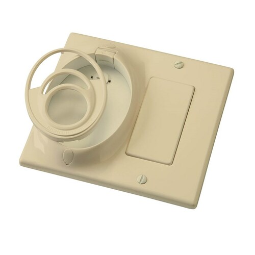 CoolTouch Dual Gang Wall Plate in Ivory by Kichler Lighting