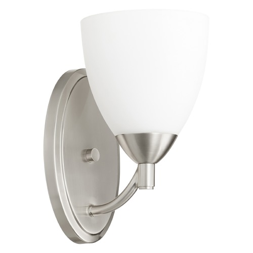 Barkley Satin Nickel Sconce by Quorum Lighting