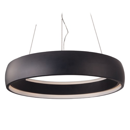 Kuzco Lighting Modern Black LED Pendant 3000K 425LM by Kuzco Lighting PD22723-BK