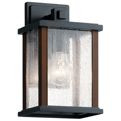 Marimount 11-Inch Black Outdoor Wall Light by Kichler Lighting