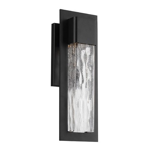 Modern Forms by WAC Lighting Mist Black LED Outdoor Wall Light by Modern Forms WS-W54016-BK