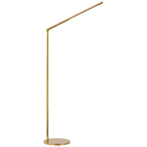 Visual Comfort Signature Collection Kelly Wearstler Cona Floor Lamp in Antique Brass by Visual Comfort Signature KW1415AB