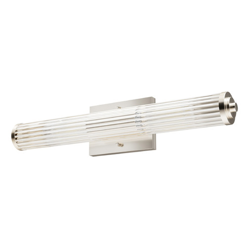 Hunter Fan Company Holly Grove Brushed Nickel Vertical Bathroom Light