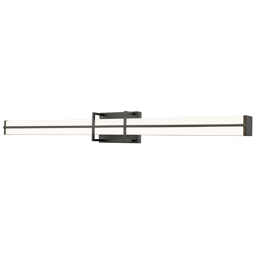 Z-Lite Harrison Matte Black LED Vertical Bathroom Light