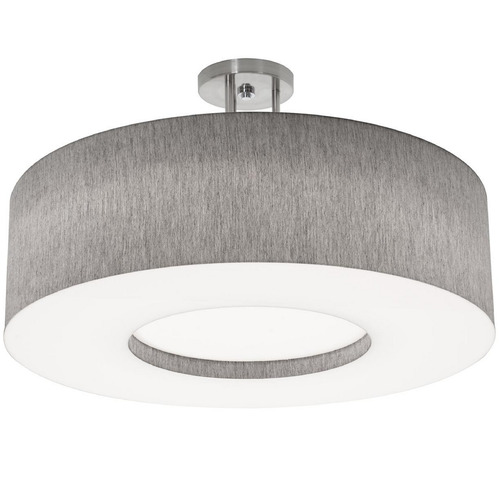 Afx Lighting Montclair Satin Nickel LED Semi-Flushmount Light