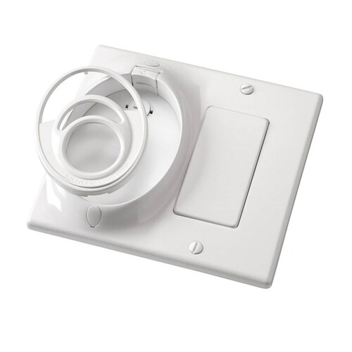 Kichler Lighting CoolTouch Dual Gang Wall Plate in White by Kichler Lighting 370011WH