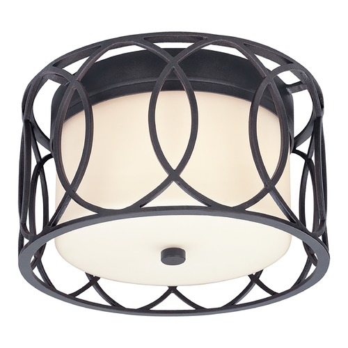 Troy Lighting Sausalito 12.25-Inch Flush Mount in Deep Bronze by Troy Lighting C1280DB