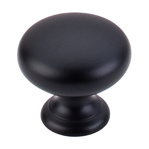 Cabinet Knob in Flat Black Finish