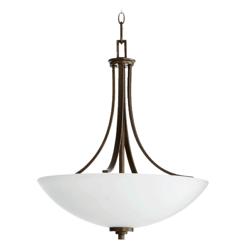 Reyes Oiled Bronze Pendant by Quorum Lighting