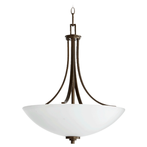 Quorum Lighting Reyes Oiled Bronze Pendant by Quorum Lighting 8060-4-86