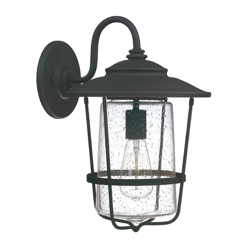 Creekside 16-Inch Outdoor Wall Light in Black by Capital Lighting