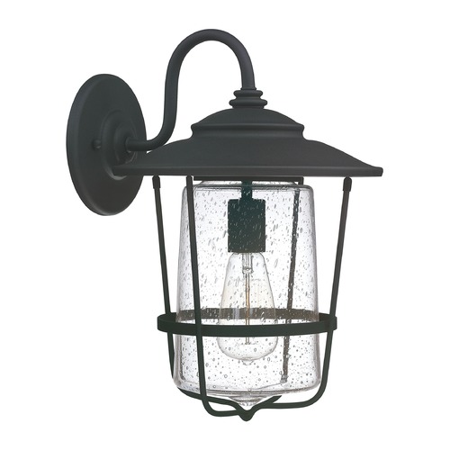 Capital Lighting Creekside 16-Inch Outdoor Wall Light in Black by Capital Lighting 9602BK