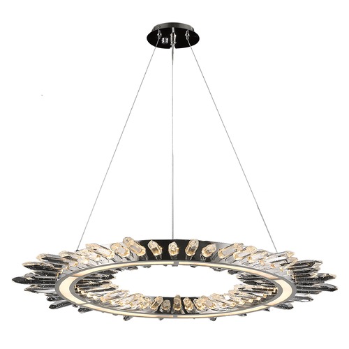 Aspen Polished Nickel LED Chandelier by Avenue Lighting