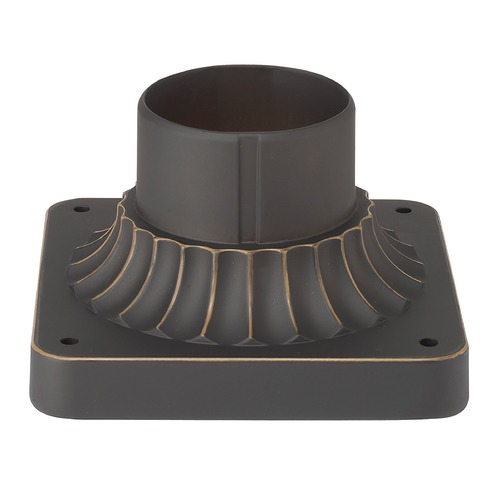 Capital Lighting Outdoor Pier Mount Flange in Oiled Bronze by Capital Lighting 929902OZ