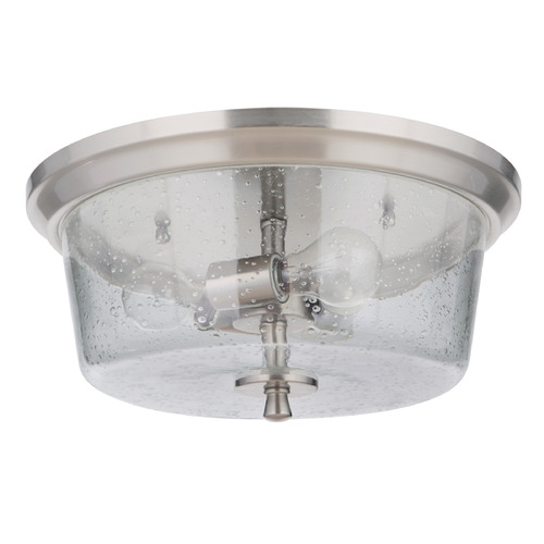 Craftmade Lighting Tyler Brushed Polished Nickel Flush Mount by Craftmade Lighting 50283-BNK