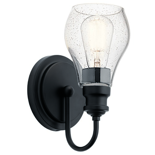 Greenbrier Black Wall Sconce by Kichler Lighting