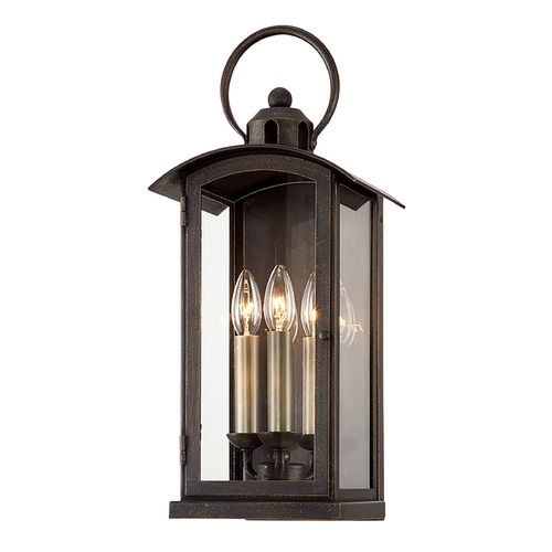 Chaplin Vintage Bronze Outdoor Wall Light by Troy Lighting