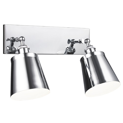 Kinsley Chrome Bathroom Light by Matteo Lighting