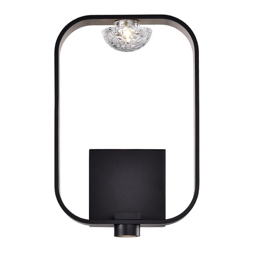Dagmar 9-Inch Wall Sconce in Black & Gold by Eurofase Lighting