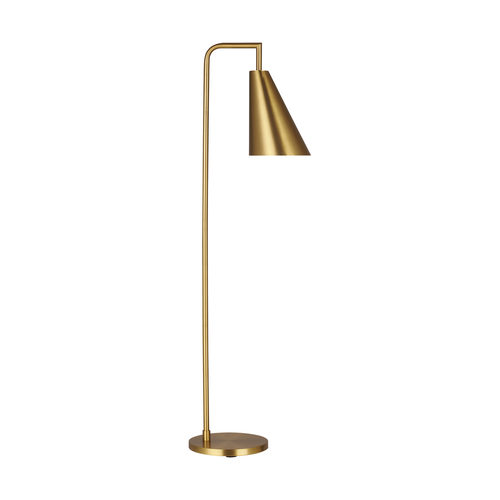 Visual Comfort Studio Collection ED Ellen-DeGeneres Jamie 61-Inch Burnished Brass Modern LED Floor Lamp by Visual Comfort Studio ET1351BBS1