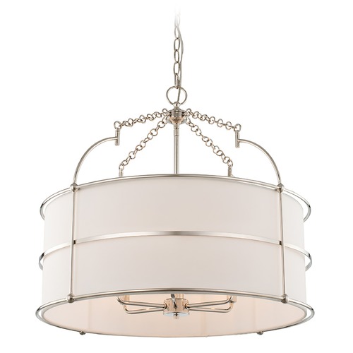 Kalco Lighting Carson 26-Inch Pendant in Polished Nickel by Kalco Lighting 513255PN