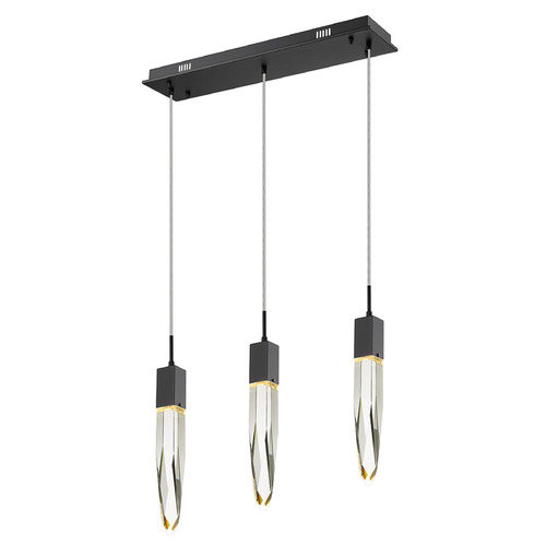 Original Aspen 3-Light LED Multi-Light Pendant in Black by Avenue Lighting