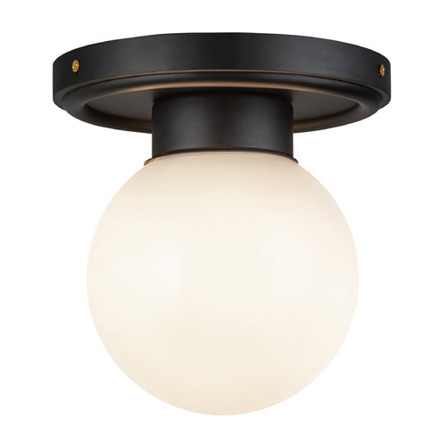Alora Lighting Alan Pepin Fiore Matte Black Semi-Flushmount Light