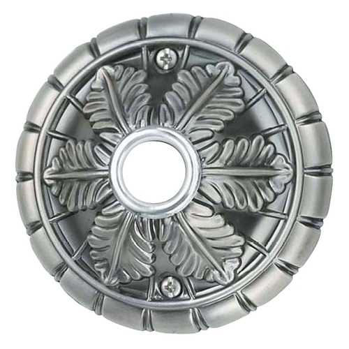 Surface Mount LED Push Button Doorbell in Brushed Nickel by Craftmade Lighting