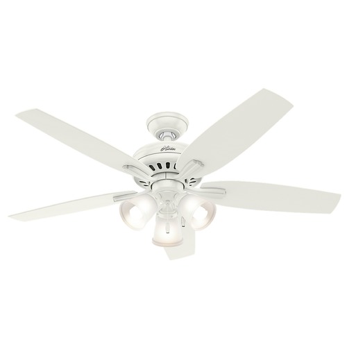 Newsome Fresh White Ceiling Fan by Hunter Fan Company