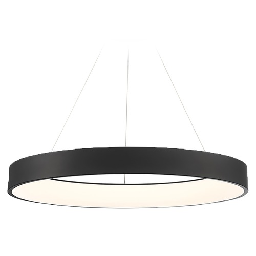 WAC Lighting Corso Black LED Pendant by WAC Lighting PD-33743-BK